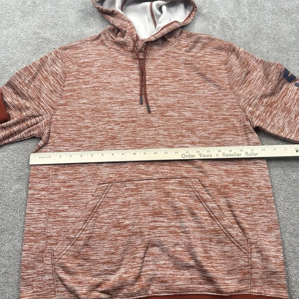 Costa Men's Hooded Tech Fleece Sweatshirt Size‎ M Lava Red